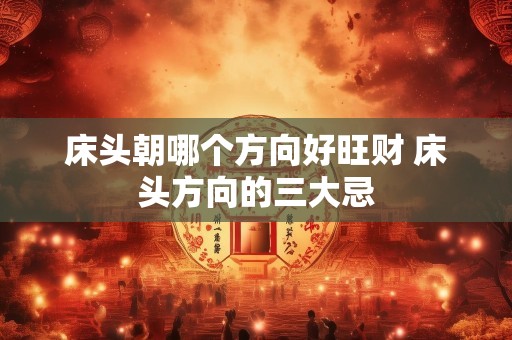 床头朝哪个方向好旺财 床头方向的三大忌