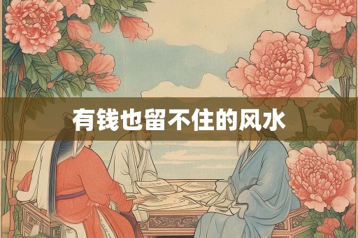有钱也留不住的风水