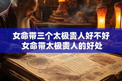 女命带三个太极贵人好不好 女命带太极贵人的好处