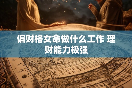 偏财格女命做什么工作 理财能力极强