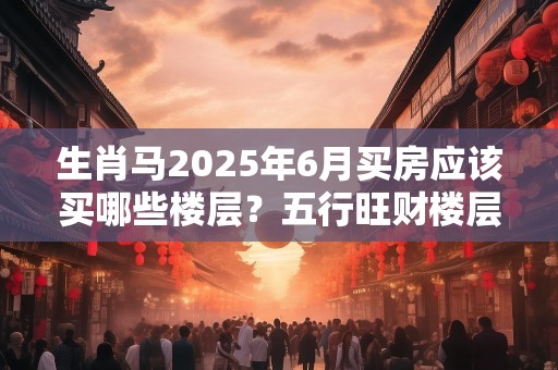 生肖马2025年6月买房应该买哪些楼层？五行旺财楼层有哪些