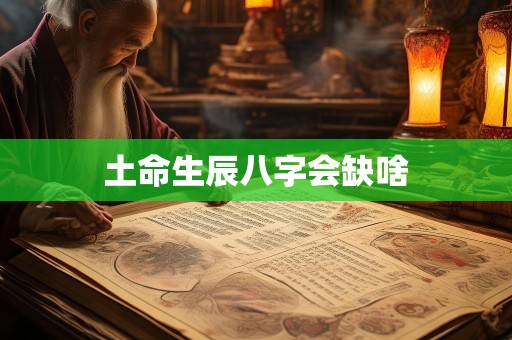 土命生辰八字会缺啥