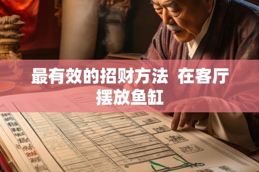最有效的招财方法  在客厅摆放鱼缸