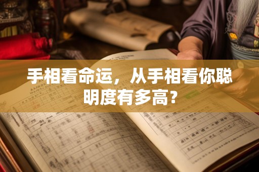 手相看命运，从手相看你聪明度有多高？