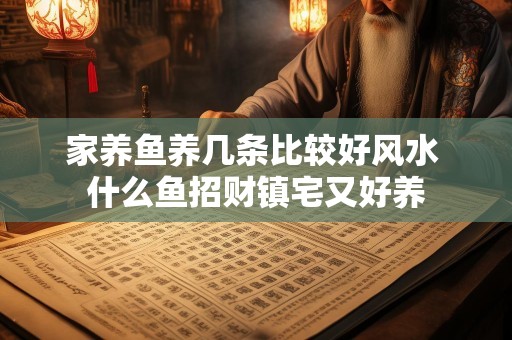 家养鱼养几条比较好风水 什么鱼招财镇宅又好养