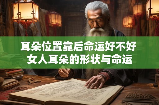 耳朵位置靠后命运好不好 女人耳朵的形状与命运