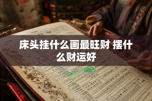 床头挂什么画最旺财 摆什么财运好