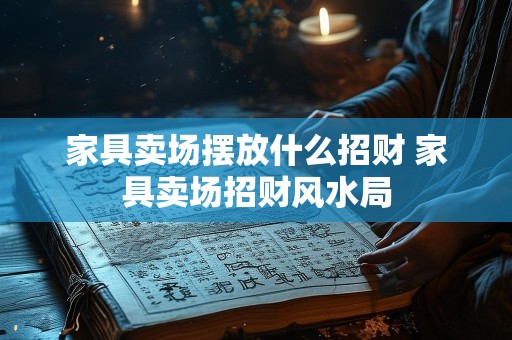 家具卖场摆放什么招财 家具卖场招财风水局