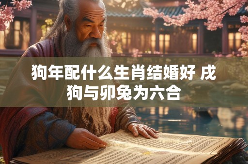 狗年配什么生肖结婚好 戌狗与卯兔为六合