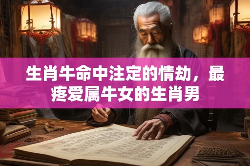 生肖牛命中注定的情劫，最疼爱属牛女的生肖男