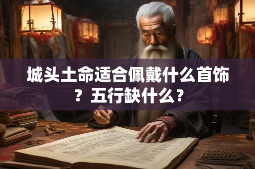 城头土命适合佩戴什么首饰？五行缺什么？