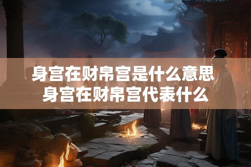 身宫在财帛宫是什么意思 身宫在财帛宫代表什么