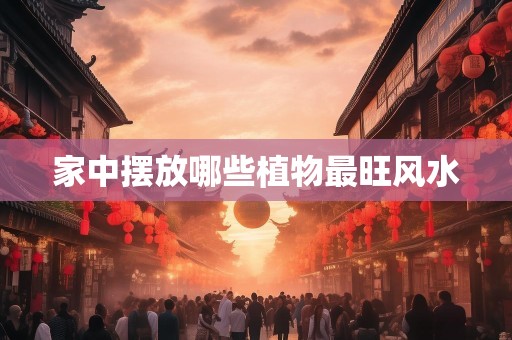 家中摆放哪些植物最旺风水