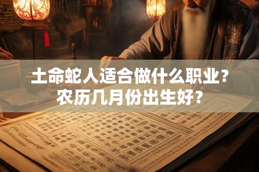 土命蛇人适合做什么职业？农历几月份出生好？