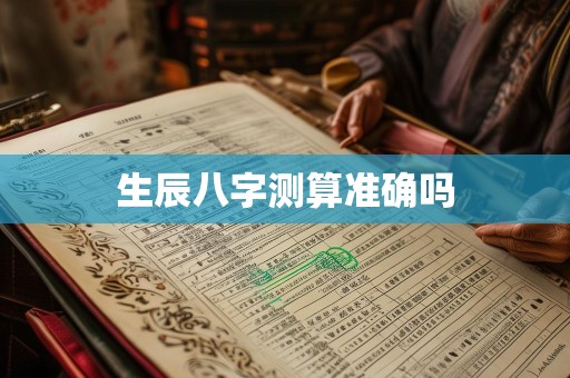 生辰八字测算准确吗