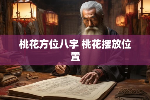 桃花方位八字 桃花摆放位置