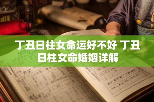 丁丑日柱女命运好不好 丁丑日柱女命婚姻详解