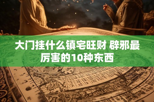 大门挂什么镇宅旺财 辟邪最厉害的10种东西