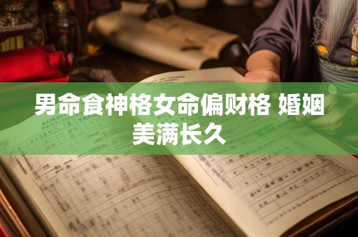 男命食神格女命偏财格 婚姻美满长久