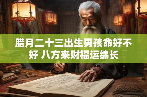 腊月二十三出生男孩命好不好 八方来财福运绵长