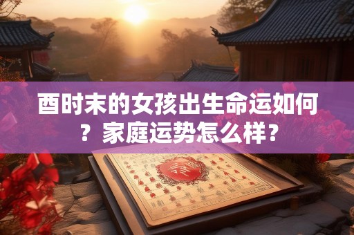 酉时末的女孩出生命运如何？家庭运势怎么样？