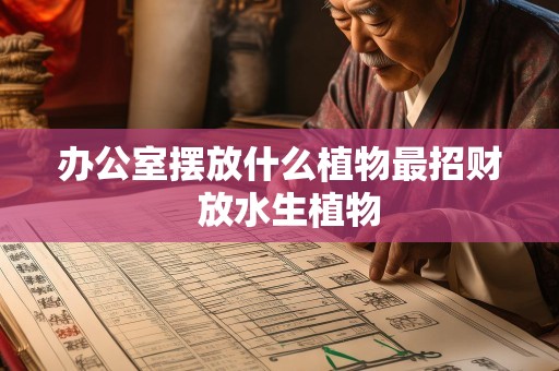 办公室摆放什么植物最招财  放水生植物
