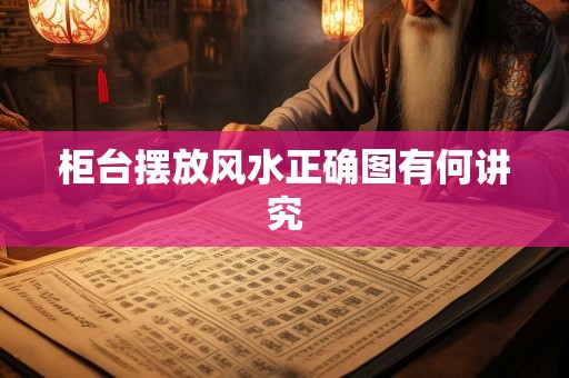柜台摆放风水正确图有何讲究