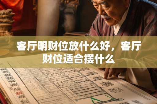客厅明财位放什么好，客厅财位适合摆什么