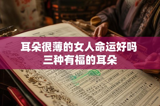 耳朵很薄的女人命运好吗 三种有福的耳朵
