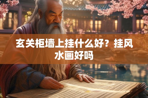 玄关柜墙上挂什么好？挂风水画好吗