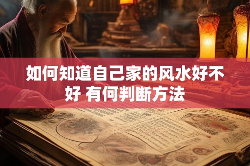 如何知道自己家的风水好不好 有何判断方法