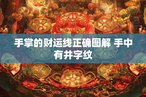 手掌的财运线正确图解 手中有井字纹