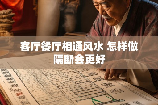 客厅餐厅相通风水 怎样做隔断会更好
