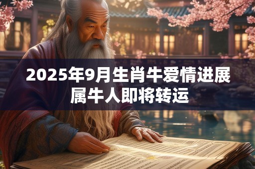 2025年9月生肖牛爱情进展 属牛人即将转运