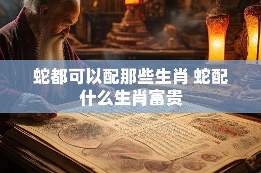 蛇都可以配那些生肖 蛇配什么生肖富贵