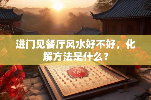 进门见餐厅风水好不好，化解方法是什么？