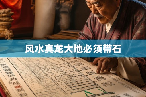 风水真龙大地必须带石