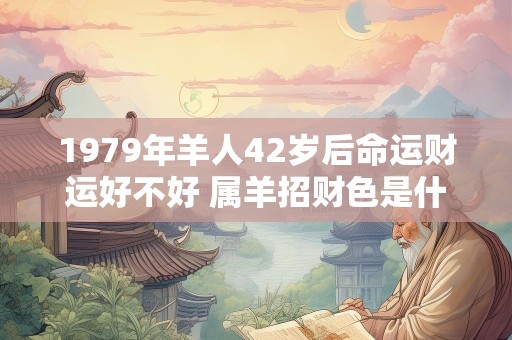 1979年羊人42岁后命运财运好不好 属羊招财色是什么