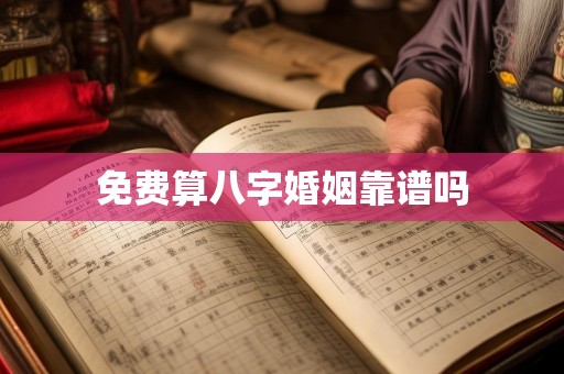 免费算八字婚姻靠谱吗