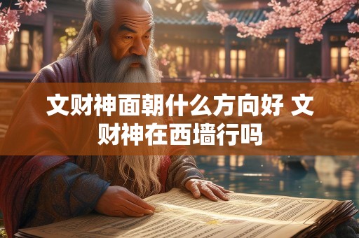 文财神面朝什么方向好 文财神在西墙行吗