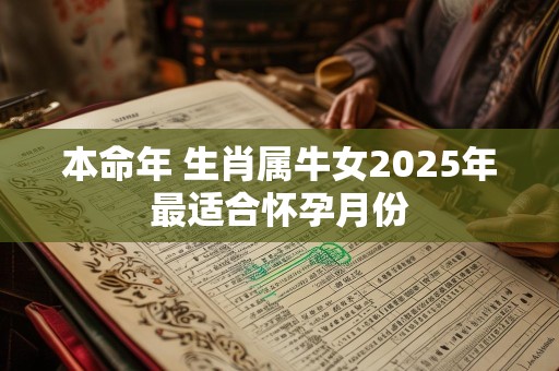 本命年 生肖属牛女2025年最适合怀孕月份
