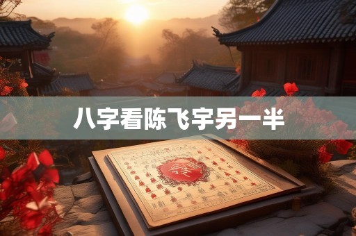 八字看陈飞宇另一半