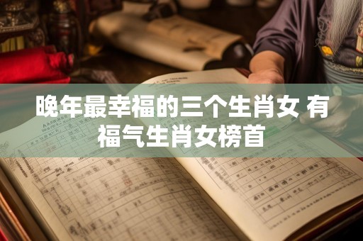 晚年最幸福的三个生肖女 有福气生肖女榜首