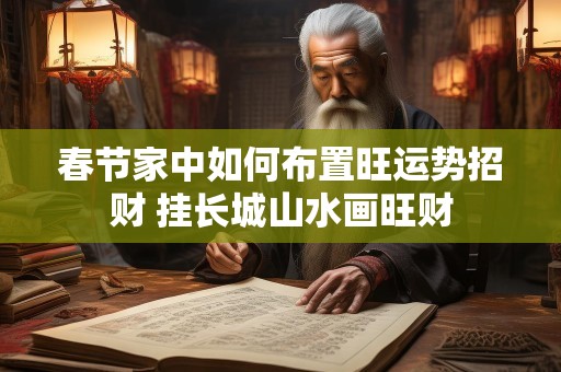 春节家中如何布置旺运势招财 挂长城山水画旺财