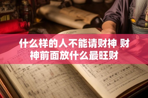 什么样的人不能请财神 财神前面放什么最旺财