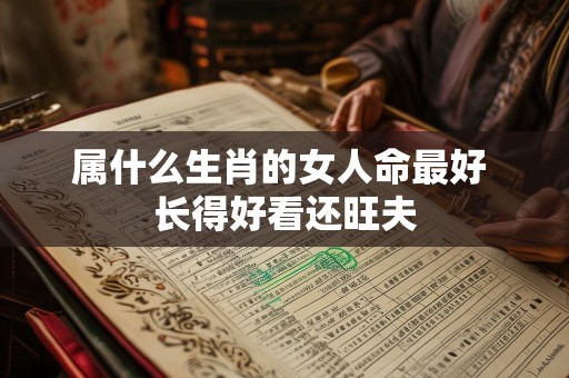 属什么生肖的女人命最好 长得好看还旺夫