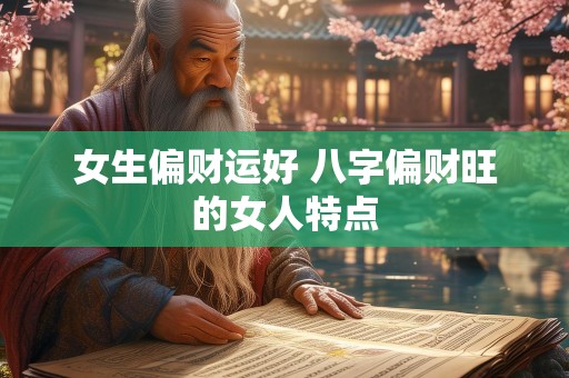 女生偏财运好 八字偏财旺的女人特点