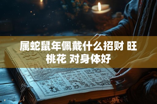 属蛇鼠年佩戴什么招财 旺桃花 对身体好