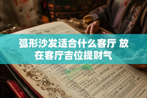 弧形沙发适合什么客厅 放在客厅吉位提财气
