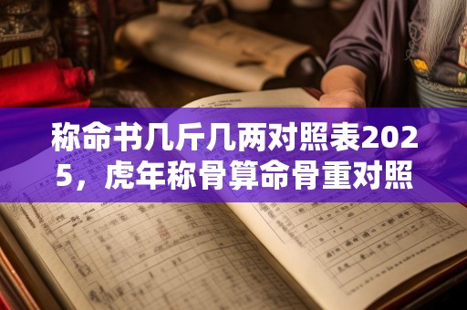 称命书几斤几两对照表2025，虎年称骨算命骨重对照表